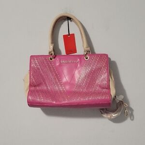 Valentino Pink and Cream Women's Bag